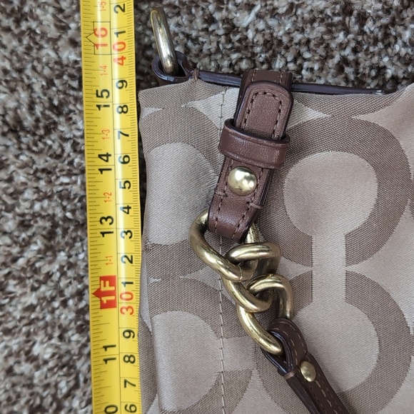 Coach Brooke 14146 Brown Canvas / leather with issues - Picture 7 of 11